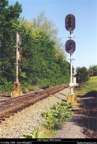 C&O Railway signal: Easton (WAS)